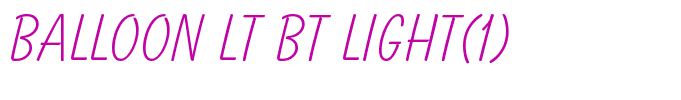 Balloon Lt BT Light(1)